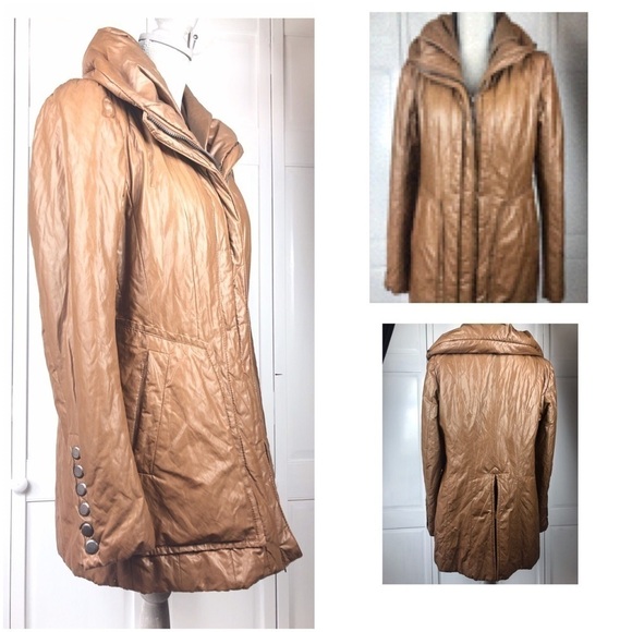 CREENSTONE SHAWL COLLAR PUFFER JACKET - Picture 2 of 5